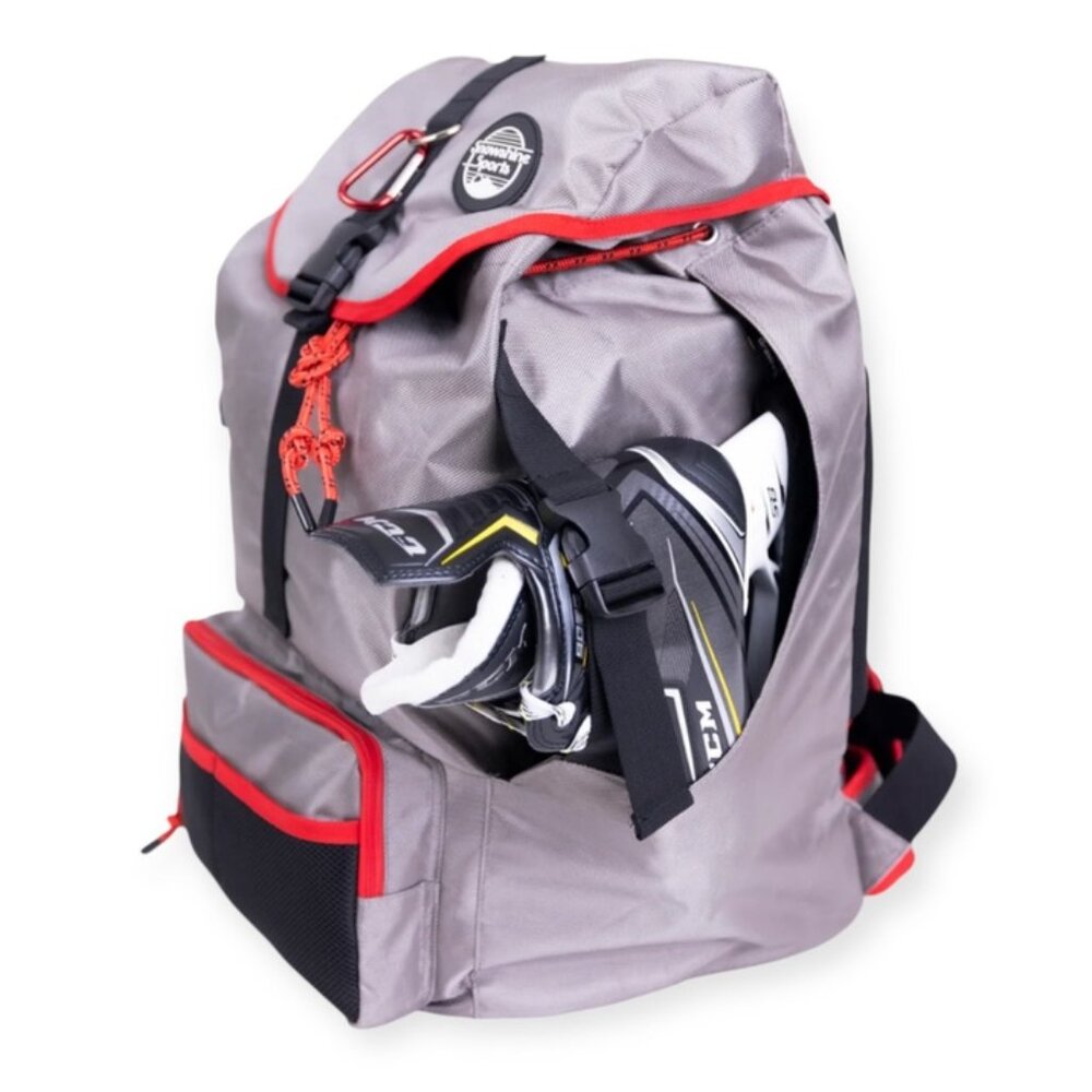 Snowshine Backpack for Hockey, Ice Skate, Roller Blades, Hiking, Multi Sport New